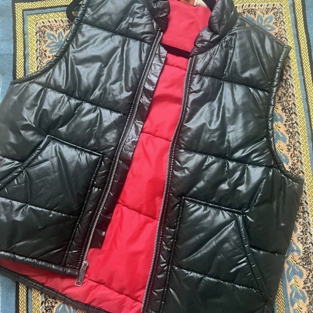 Honda Black Vintage HondaLine Vest w/ Red Interior and Logo